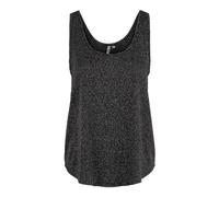 PIECES Pcbillo-Camiseta sin Mangas Noos BC Tirantes Anchos, Negro/Detalles: Lurex Negro, L para Mujer