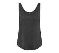 PIECES Camiseta de Tirantes para Mujer Pcbillo Lurex Noos BC, Sky Capitan/Detail:Gold Lurex, L