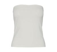 PIECES Camiseta de Tubo para Mujer PCMADISON, Cloud Dancer, S