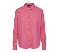 PIECES Camiseta Holgada Pctanne LS Noos BC Blusas, Rosa Intenso, L para Mujer