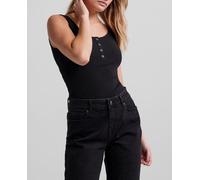 PIECES Pckitte Tank Top Noos BC Camisa Cami, Negro, L para Mujer