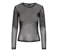 PIECES Camiseta 'Ninni' negro / transparente XL negro / transparente
