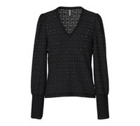 PIECES Camiseta para Mujer Pcchristy New LS JRS Noos BC, Negro, S