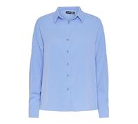 PIECES Pcfranan LS Shirt Noos BC Camisa/Blusa, Hortensia, L para Mujer
