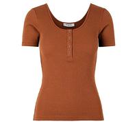 Pieces Camiseta para Mujer PCKITTE SS Top Noos BC Mocha Bisque, L