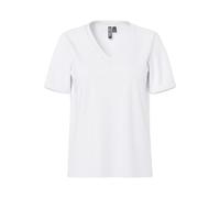 Pieces Camiseta para Mujer PCRIA SS Cuello en V, Solid tee Noos BC Camiseta, Blanco Brillante, L