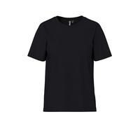 PIECES Camiseta para Mujer Pcria SS Solid tee Noos BC, Negro, M