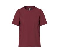 PIECES Camiseta para Mujer Pcria SS Solid tee Noos BC, Puerto Tawny., M