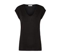 PIECES Pcbillo Tee Lurex Stripes Noos, Camiseta Mujer, Negro (Black Detail:Lurex Black), 42 (Talla del fabricante: Large)