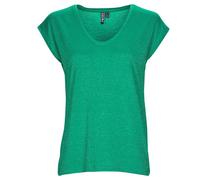 Pieces Camiseta PCBILLO TEE LUREX STRIPES in Verde EU S