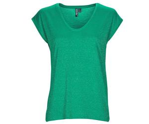 Pieces Camiseta PCBILLO TEE LUREX STRIPES in Verde EU S