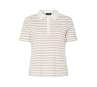 PIECES Camiseta 'PCDonna' taupe / blanco XL taupe / blanco