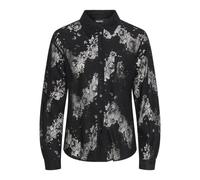PIECES Camiseta Pcnorinne LS, Negro, S