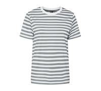 PIECES Camiseta 'PCRIA' gris / blanco XXL gris / blanco