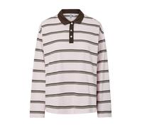 Rosado Polo De Manga Larga S