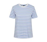 PIECES Camiseta 'Ria' azul / blanco XS azul / blanco