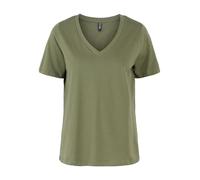 PIECES Camiseta 'Ria' oliva, Talla M