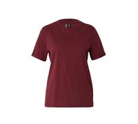 PIECES Pcria SS Fold Up Solid tee Noos BC Camiseta, Puerto Tawny, XS Mujeres