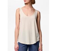 Pieces Camiseta sin mangas de mujer.. Blanco 34 (XS)
