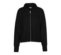 PIECES Cárdigan de Punto Pcmalou LS Zip Noos BC, Negro, XS
