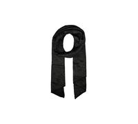 PIECES Pcpyron Long Scarf Noos Bc Bufanda, Negro/detalle: oro Lurex, Talla única para Mujer
