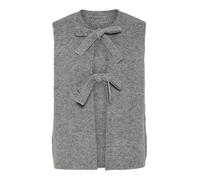 PIECES Chaleco de Punto para Mujer PCSILLY, Color Gris., M