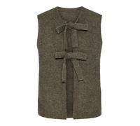 PIECES Chaleco de punto 'PCSilly' chocolate XS chocolate
