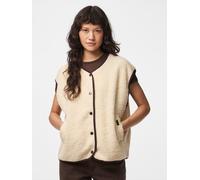 PIECES Chaleco 'PCKatty' beige claro XXL EUR
