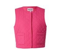 Pieces Pcsaria Short Quilt Vest XS Rosa