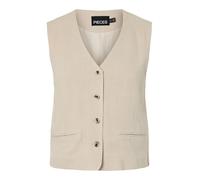 PIECES Chaleco 'PCVinsty' beige claro L beige claro
