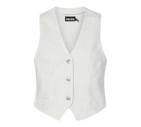 PIECES Chaleco vaquero Pcsky Vest para mujer, Cloud Dancer, S
