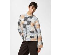 PIECES Chaqueta acolchada de patchwork. Color Estampado patchwork de flores