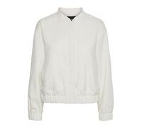 PIECES Chaqueta bomber femenina PCANNIE, Whisper White, XL