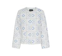 PIECES Chaqueta de entretiempo 'MARIA' navy / azul denim / gris / offwhite S EUR