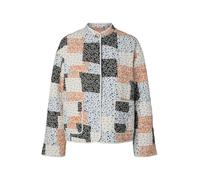 PIECES Chaqueta de entretiempo 'PCRIKKE' navy / naranja / negro / blanco L navy / naranja / negro / blanco