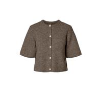 PIECES Chaqueta de Punto para Mujer PCSILLY de Manga Corta, Morel., S