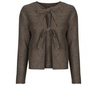 Pieces Chaqueta de punto PCSILLY in Marrón EU L