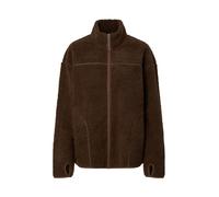 Marrón Chaqueta De Tejido De Peluche XS