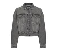 PIECES Chaqueta Vaquera Pcnynne, Grey Denim, XS para Mujer