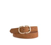 Pieces Juv Suede Jeans Belt 95 Marrón