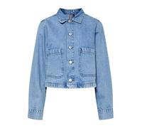 PIECES Denim Jacket Chaqueta Vaquera Pcsky, Mezclilla De Color Azul Claro, M Mujeres