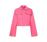 PIECES Denim Jacket Pcsvala Chaqueta Vaquera, Lemonada Rosa, M Mujeres