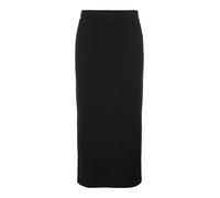 Pieces Mujer Pckylie MW Midi Skirt Noos Falda Not Applicable, Black, L