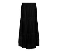 Pieces Falda Pcsikka HW Maxi Skirt WVN Noos – Negro, Talla L