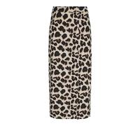 PIECES Falda Midi para Mujer Pcnala HW Midi Skirt Mm BC, Negro/AOP: Big Leo, L