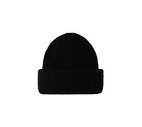 PIECES Gorro Pcbera Alpaca Wool Hood Noos para Mujer, Negro, Talla única