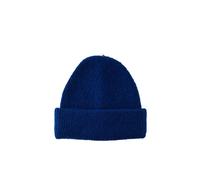 Pieces Gorro beanie de mujer de punto. Azul índigo