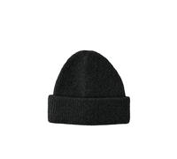 Pieces Gorro beanie de mujer de punto. Negro