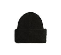 PIECES Gorro Pcbera Alpaca Wool Hood Noos para Mujer, Negro, Talla única