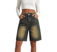 Pieces Jeans para mujer, pantalones vaqueros de pierna recta, palazzo